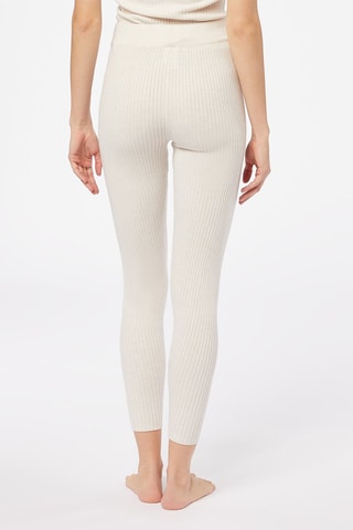 Leggings de cintura subida Loungewear Bege