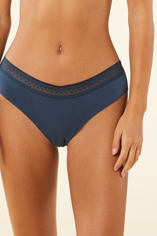 Cueca Invisible - Azul-marinho