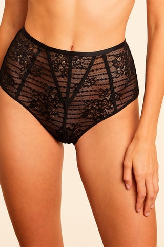 Cueca cintura subida Panama Sexy Preto