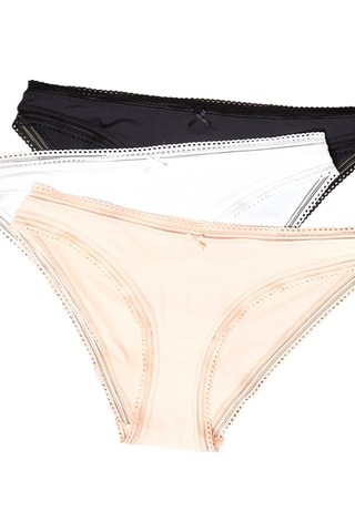 3 cuecas Jude Blush - Etam