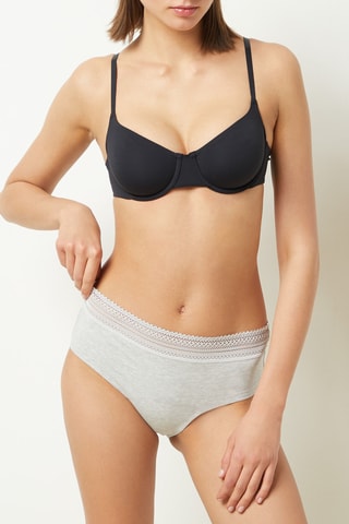Cuecas menstruais Culottes Menstruelle Cinzento - Etam
