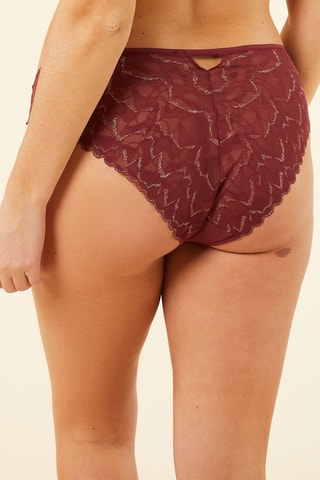 Cueca Tabby plus size - Bordô