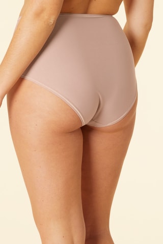 Culotte taille haute Perfect Coton - Beige
