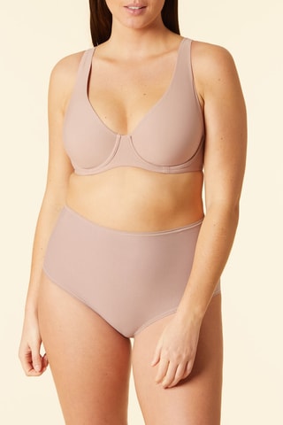 Culotte taille haute Perfect Coton - Beige