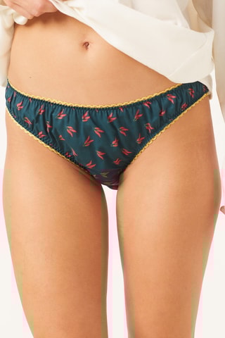 Cueca Joyeuse - Verde-escuro e vermelho