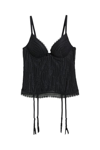 Espartilho push-up Panam - Preto