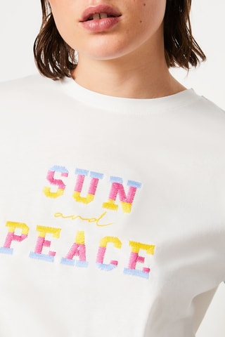T-shirt Peace - Cru