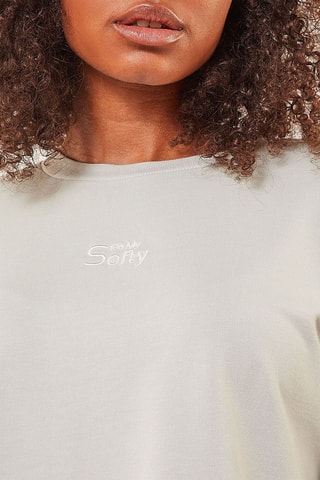T-shirt curta Curt Celadon - Etam