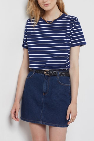 T-shirt - Azul - Etam