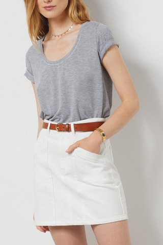 T-shirt - Cinzento - Etam