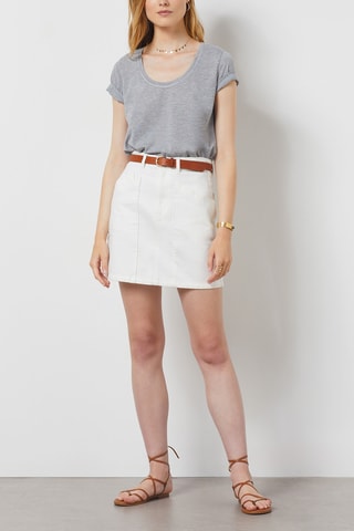 T-shirt - Cinzento - Etam