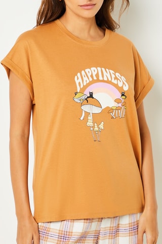 T-shirt Ceinat - Camel - Etam