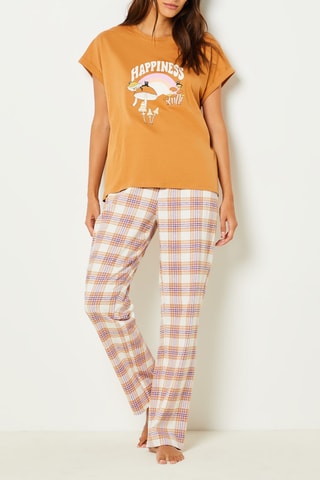 T-shirt Ceinat - Camel - Etam