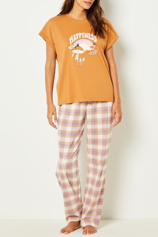 T-shirt Ceinat - Camel - Etam