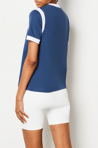 T-shirt Caroline - Azul-marinho