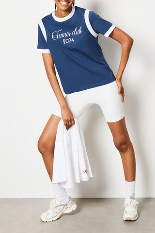 T-shirt Caroline - Azul-marinho