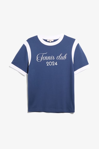 T-shirt Caroline - Azul-marinho