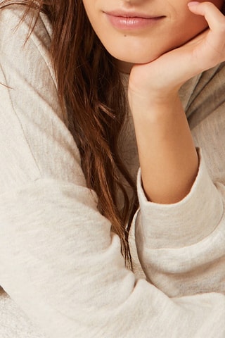 Sweat de pijama Ebel - Bege­mesclado