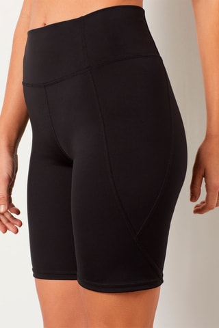 Calções de ciclista cintura subida Stronger Preto - Etam