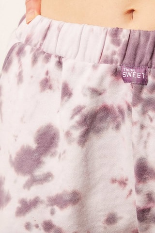 Calções tie and dye Summer Loungewear - Violeta - Etam