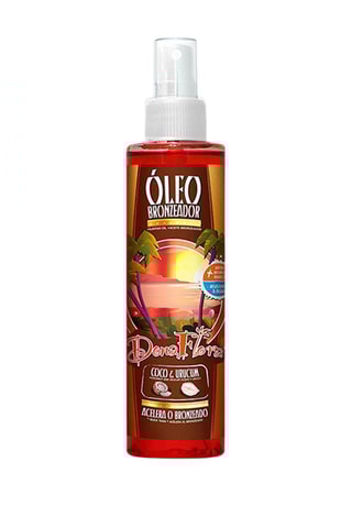 Huile de bronzage à la noix de coco et à l'urucum - 200 ml