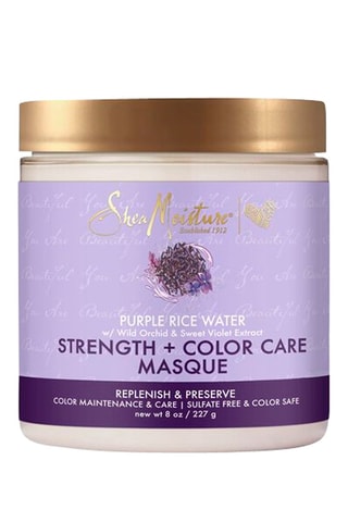 Masque violet soin des couleurs et fortifiant à l'eau de riz - Cheveux colorés - 227 g