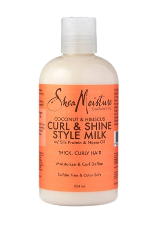 Lait Curl and Style pour boucles et brillance à la noix de coco et à l'hibiscus - Cheveux épais - 237 ml