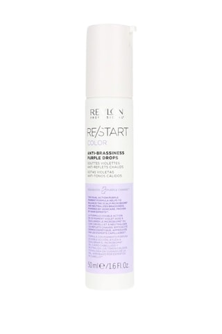 Gouttes violettes anti-reflets chauds Restart Color - Cheveux blonds, gris ou blancs - 50 ml