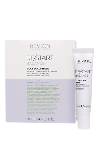 Masque cuir chevelu à l'argile Restart Balance - Cuir chevelu gras et déséquilibré - 10 x 15 ml
