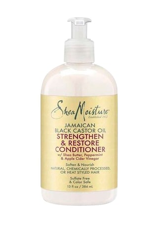 Après-shampoing fortifiant et restructurant à l'huile de ricin noir jamaïcain - Cheveux bouclés - 384 ml