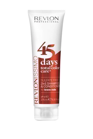 Shampoing et après-shampoing 2-en-1  45 Days - Rouge foncé - 275 ml