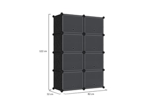 Sapateira cube - 83 x 32 x 122 cm