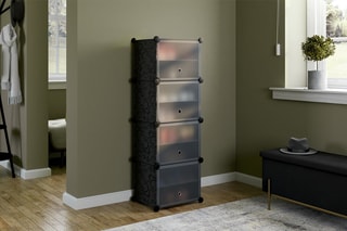 Sapateira cube - 24 pares - 43 x 122 x 32 cm