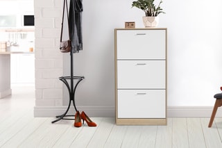 Sapateira 3 batentes Romane - 60 x 24 x 113 cm