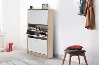 Sapateira 3 batentes Romane - 60 x 24 x 113 cm