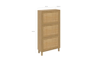 Sapateira 3 batentes Erin - 60 x 118 x 23,5 cm