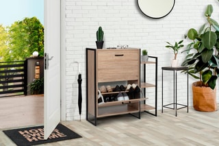 Sapateira 2 batentes Manufacture - 91 x 23,5 x 84,5 cm