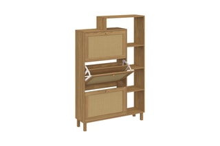 Sapateira Erin 3 batentes - 86,5 x 23,5 x 133,5 cm