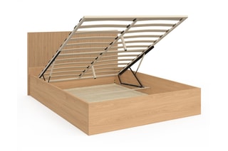 Cama de abrir com sommier Faustine - 140 x 190 cm