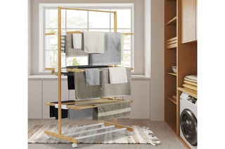 Estendal 3 níveis dobrável - 85 x 150 x 65 cm - 22 m para estender a roupa