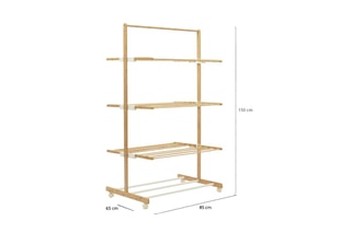 Estendal 3 níveis dobrável - 85 x 150 x 65 cm - 22 m para estender a roupa