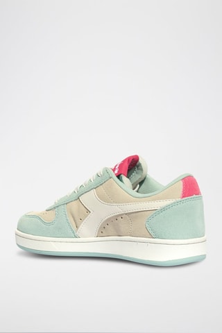 Baskets en cuir Sussurro - Beige et blanc
