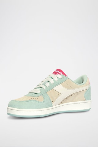 Baskets en cuir Sussurro - Beige et blanc