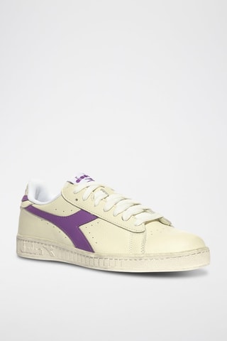 Baskets en cuir Game L - Beige