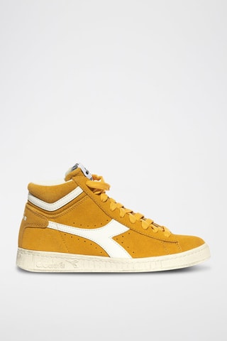 Baskets montantes en cuir Game L High - Jaune