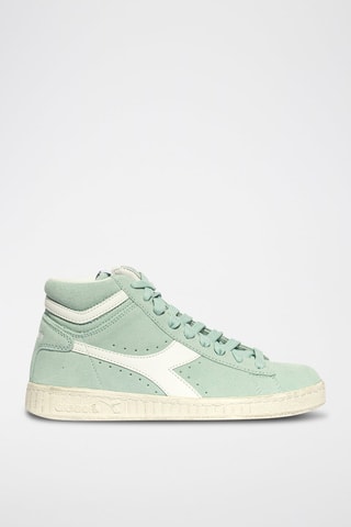 Baskets montantes en cuir Game L High - Ciel