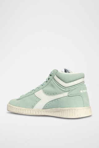 Baskets montantes en cuir Game L High - Ciel