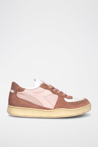 Baskets en cuir Ripstop - Rose