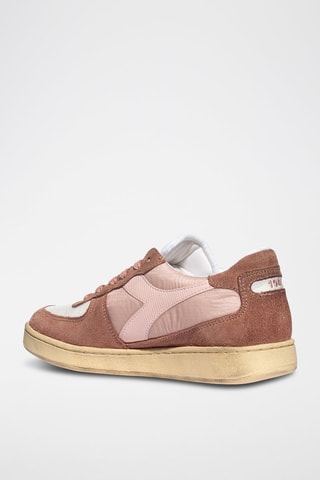 Baskets en cuir Ripstop - Rose