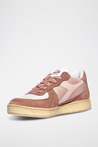 Baskets en cuir Ripstop - Rose